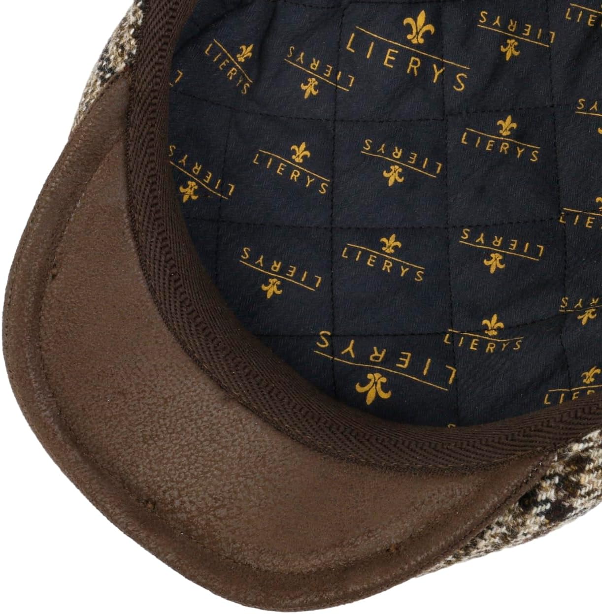 Lierys Bradville Check Flat Cap Men - Made in Italy