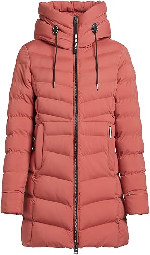 khujo Tuhani Matt - Parka para mujer, rojo, L: Amazon.es: Ropa