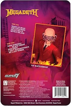 メガデス フィギュア　megadeth ROCK Vic Rattlehead メガデス フィギュア megadeth ROCK Vic Rattlehead Amazon.com