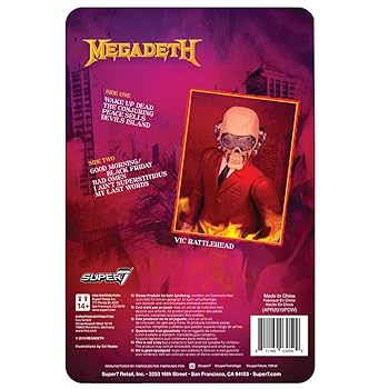 Amazon.co.jp: Megadeth(メガデス) ReAction Figure - Vic