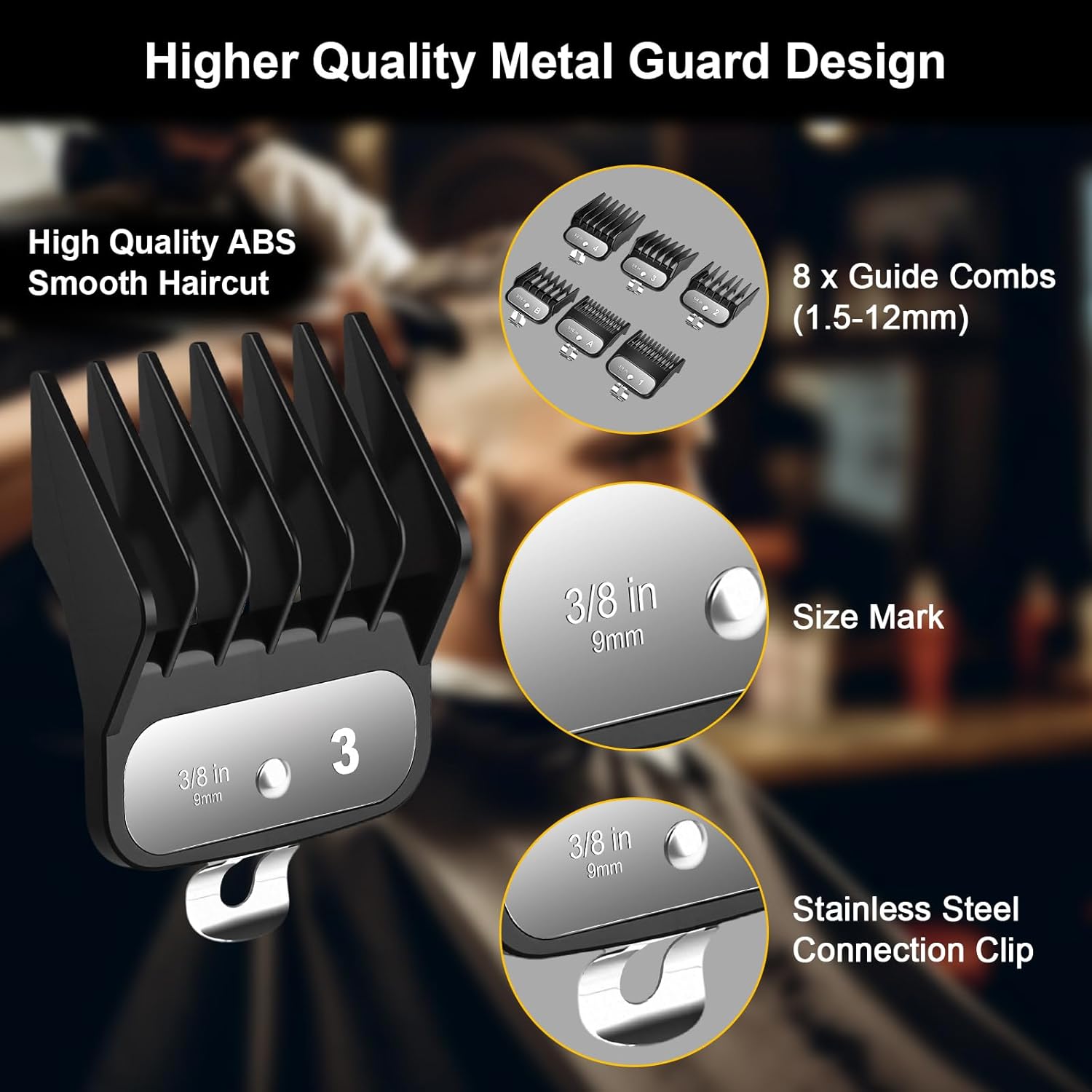 CIICII Hair Clipper Guide Combs