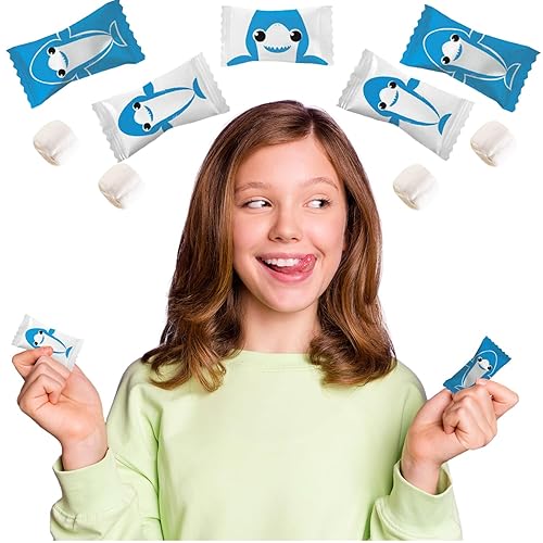 Miniatura 3 de Shark Soft Sours - Caramelos para después de la cena, sin grasa, certificado Kosher, envueltos individualmente (275 piezas)