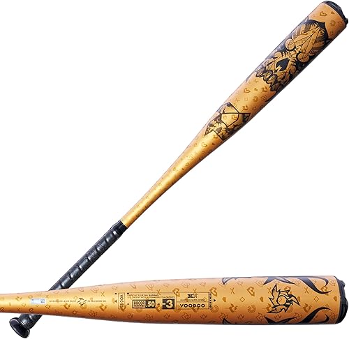 Miniatura 1 de DeMarini Bate de béisbol BBCOR Voodoo One Gold -3 2023