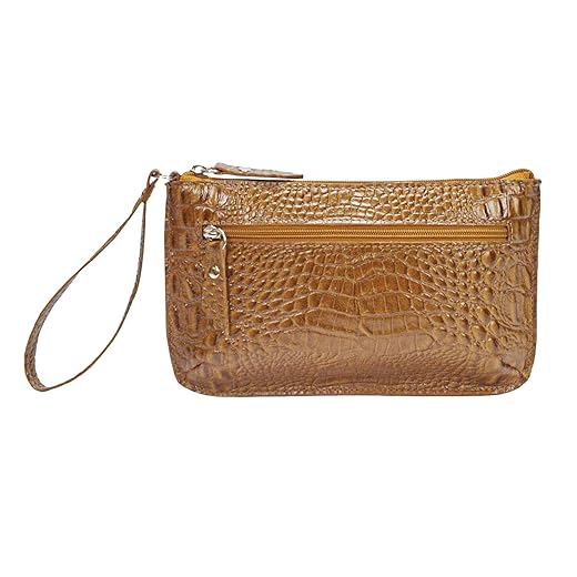 Bolsa Clutch Carteira de Mao e Porta Celular Feminina em Couro Legítimo Madamix MDXP046