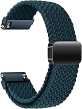 ACM Watch Strap Woven Braided Magnetic 20mm compatible with Amazfit Active Smartwatch Adjustable Belt Band
