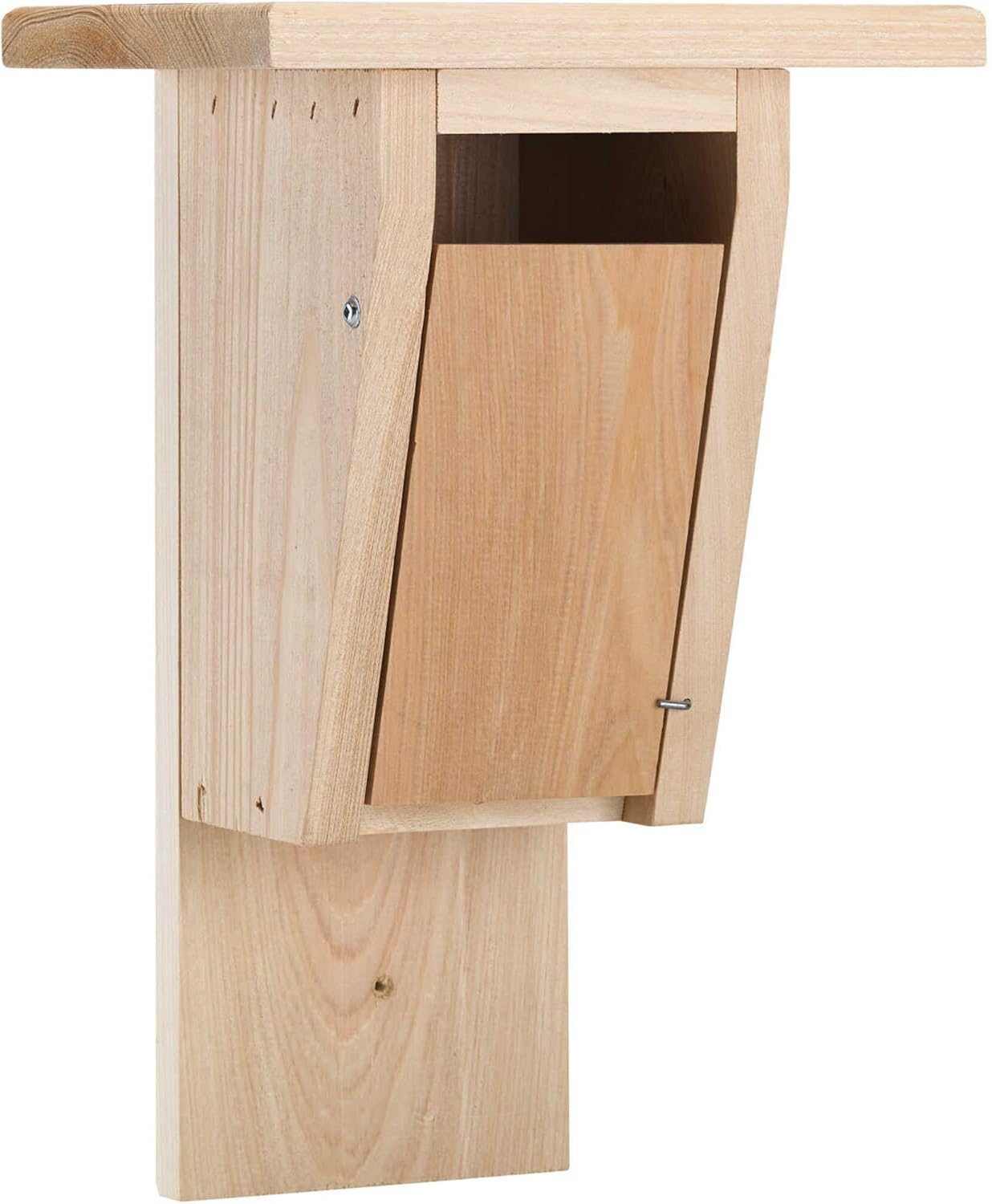 Cypress Sparrow-Resistant Bluebird House | Horizontal Slotted Entrance | Slanted Front Design for Safety & Nest Protection | Durable Weather-Resistant Birdhouse | 9.5" x 7.5" x 15"
