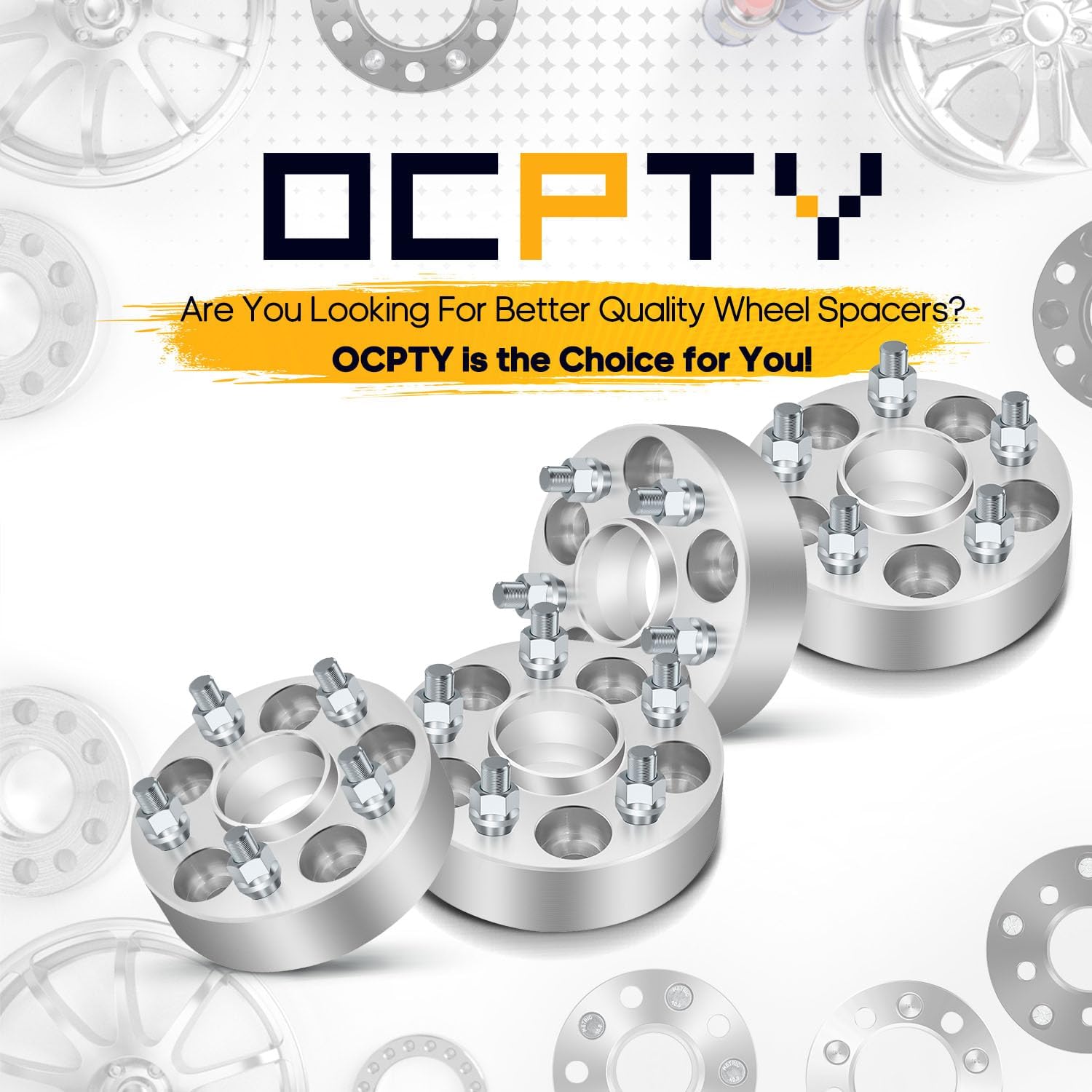 OCPTY 5x100 Wheel Spacers 1.5 inch for Subaru for Impreza with 12x1.25 Lug Nuts 56.1mm Hub Bore Compatible for FR-S for Impreza for BRZ