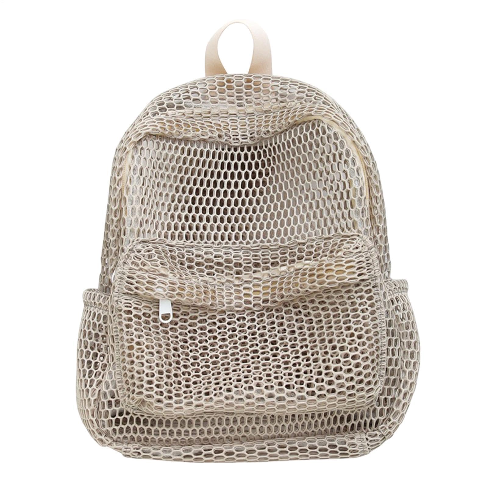Mochila de malla plegable ideal para compras y paseos de ocio 8