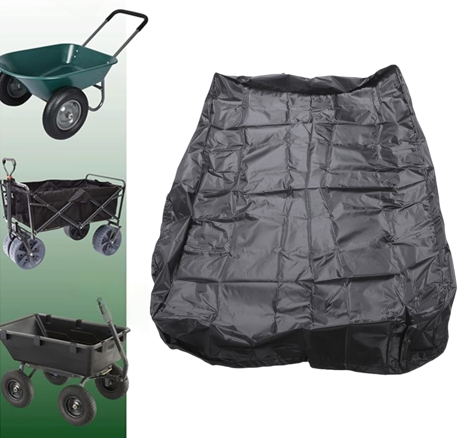 Outdoor Folding Wagon Cover 150x94x15cm/59x37x6in, 600D Oxford