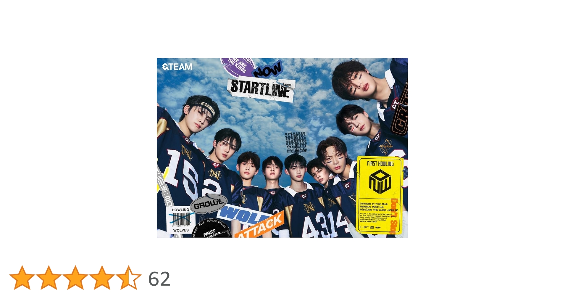 Amazon.co.jp: First Howling : NOW (初回限定盤B) - &TEAM