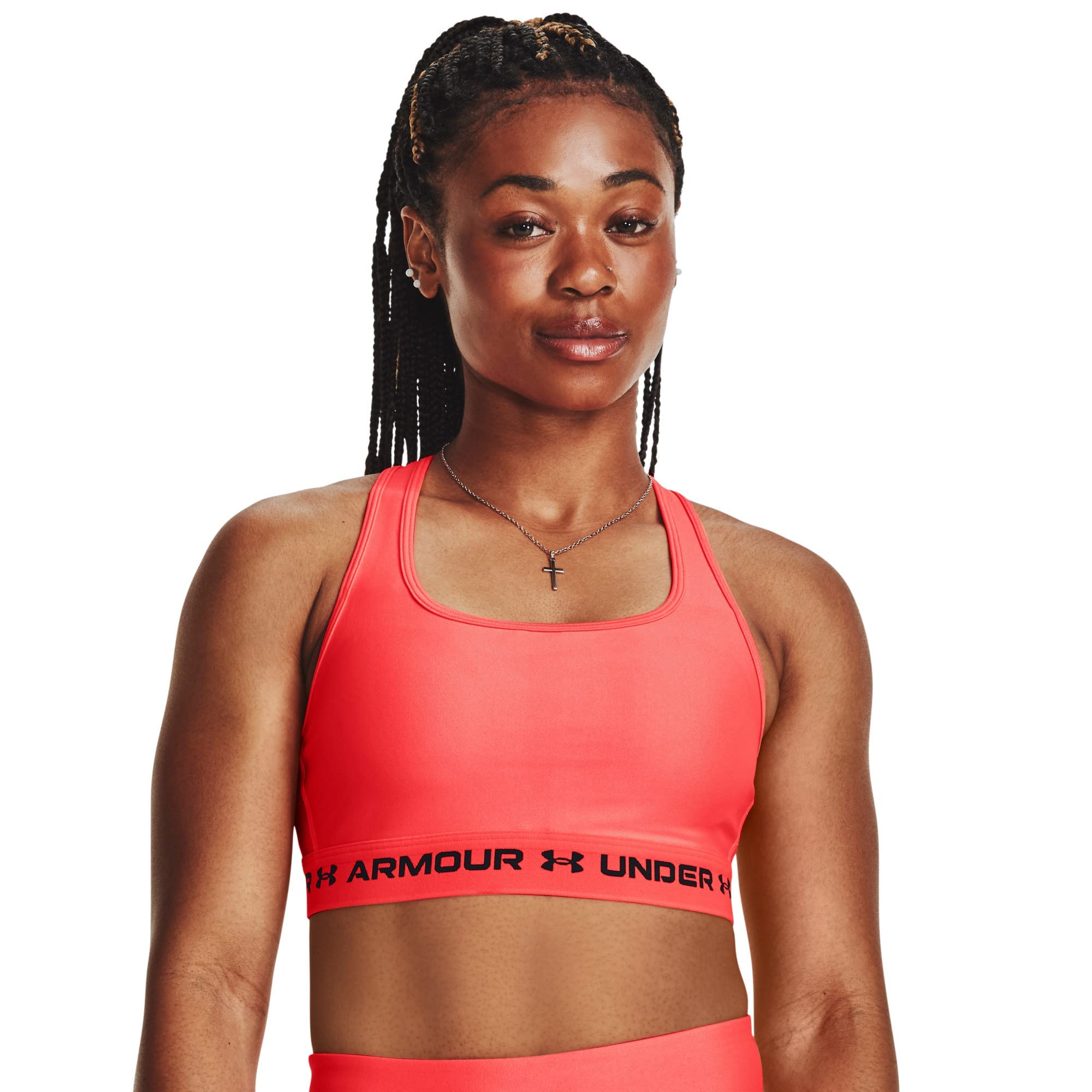 Under Armour Women's Crossback Mid Impact Sports Bra