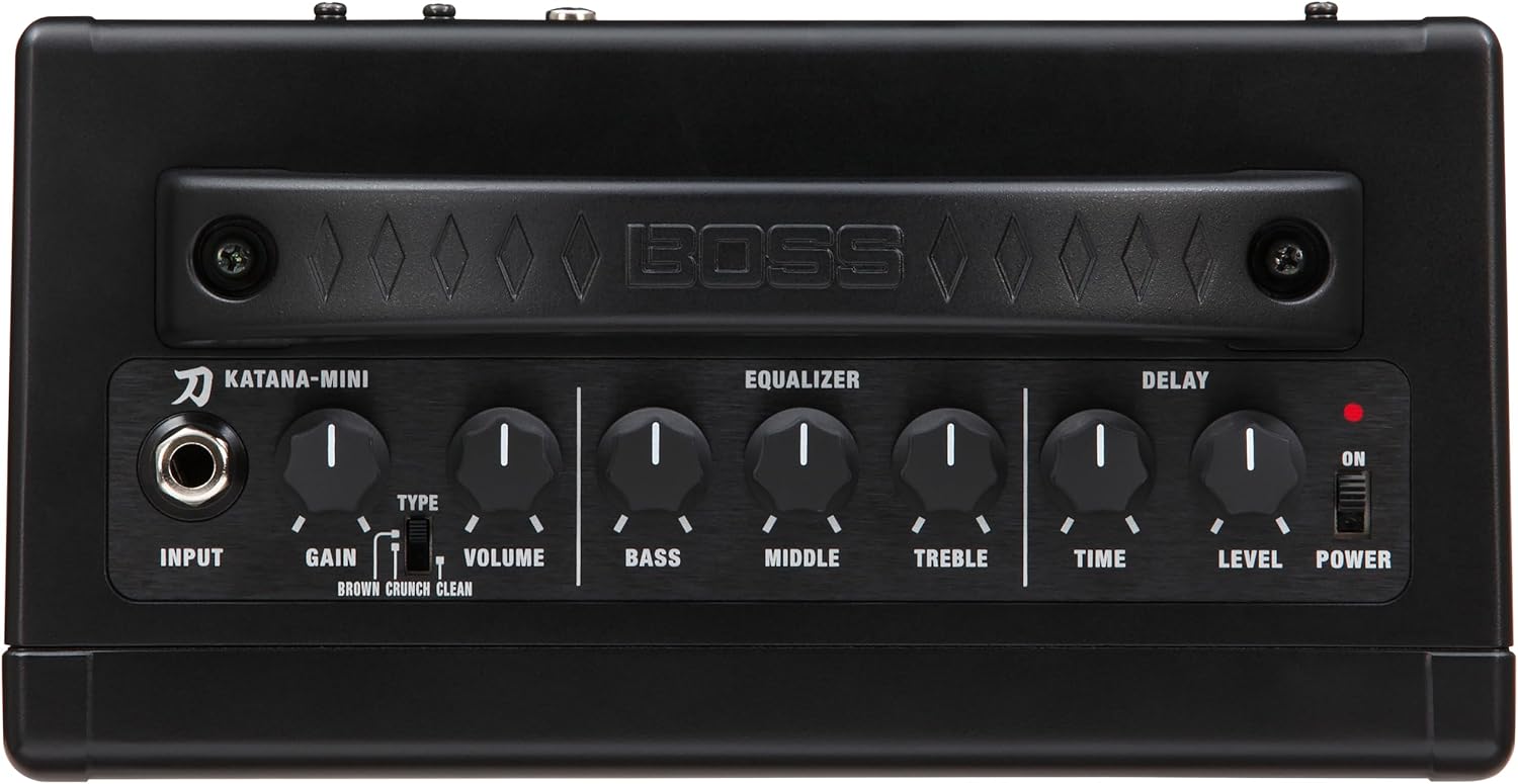 Boss Katana Mini - 7-Watt Combo Amp Ultra-Compact and Travel-Ready