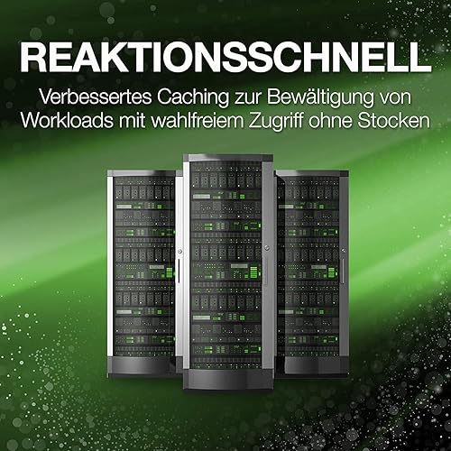 Seagate EXOS X18 18TB ST18000NM000J Interne Server Festplatte, 3,5 Zoll HDD SATA 6GB/S 7200RPM 256MB 24X7 Verfügbarkeit (Renewed) - 5