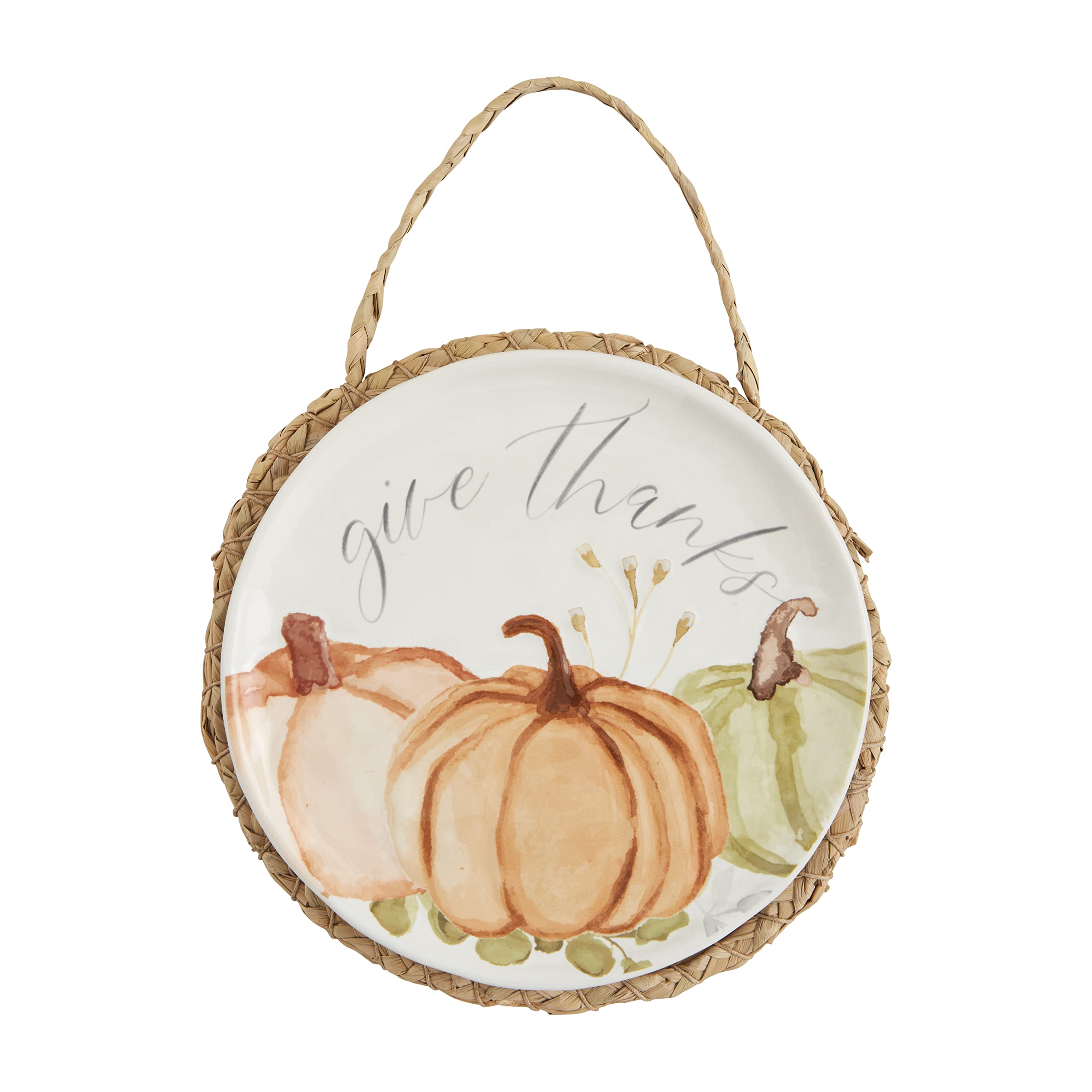 Mud Pie, plate 8" dia | trivet 9" dia, Cream