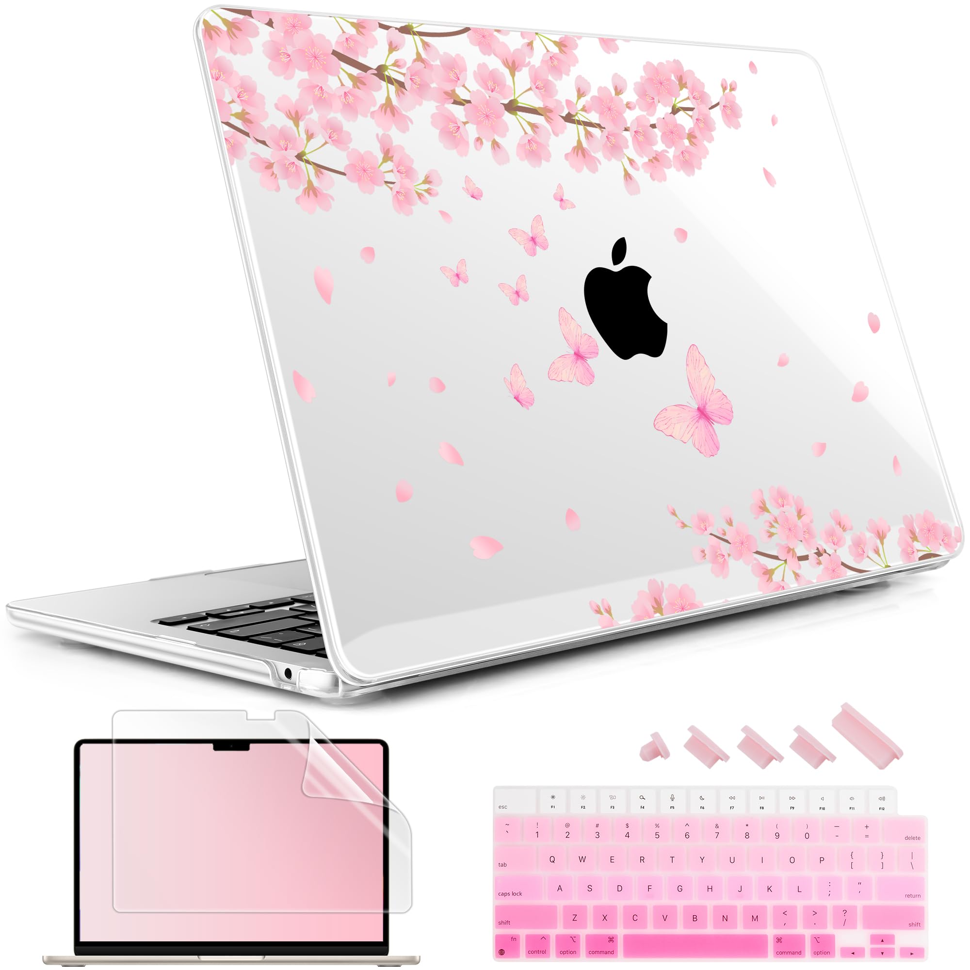 May Chen Case for M5/M4/M3/M2 MacBook Air 13 inch Case 2026-2022 Release