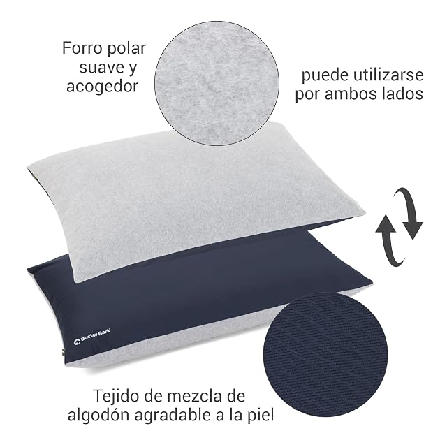 Foto 4 de 8 de Doctor Bark GreenLabel Country - Funda para cojín para perros Country M, superficie de descanso de forro…