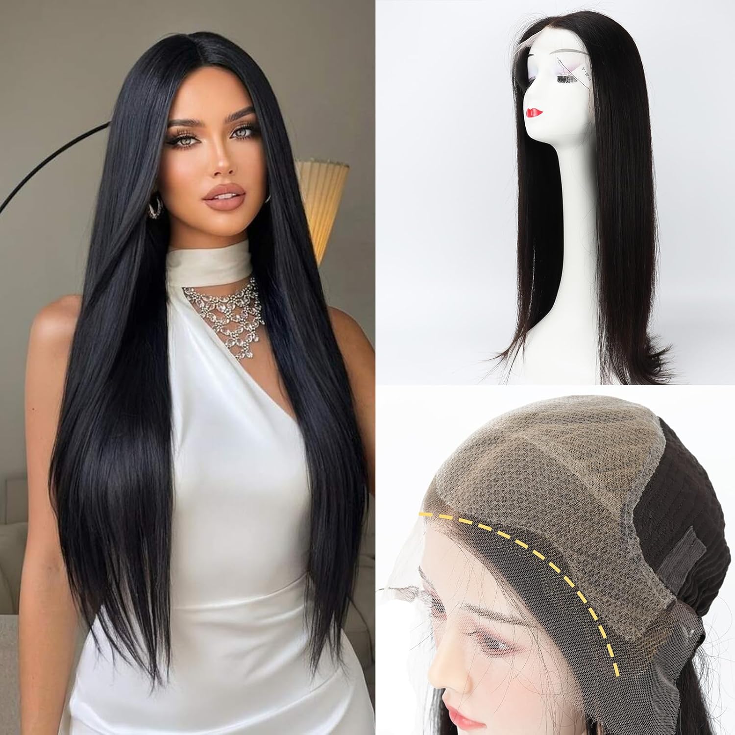 Invisible Knots Best Wigs for Women 30 Inch Real Virgin European Human Hair HD Lace Frontal Blonde Natural Hairline Breathable