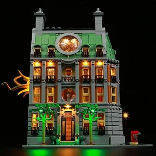 BrickBling LED Light for Lego Sanctum Sanctorum 76218 Modular Building Set Creative Lights for Lego 76218; Gift Idea for Lego Fans-Upgraded Version (Without Model)