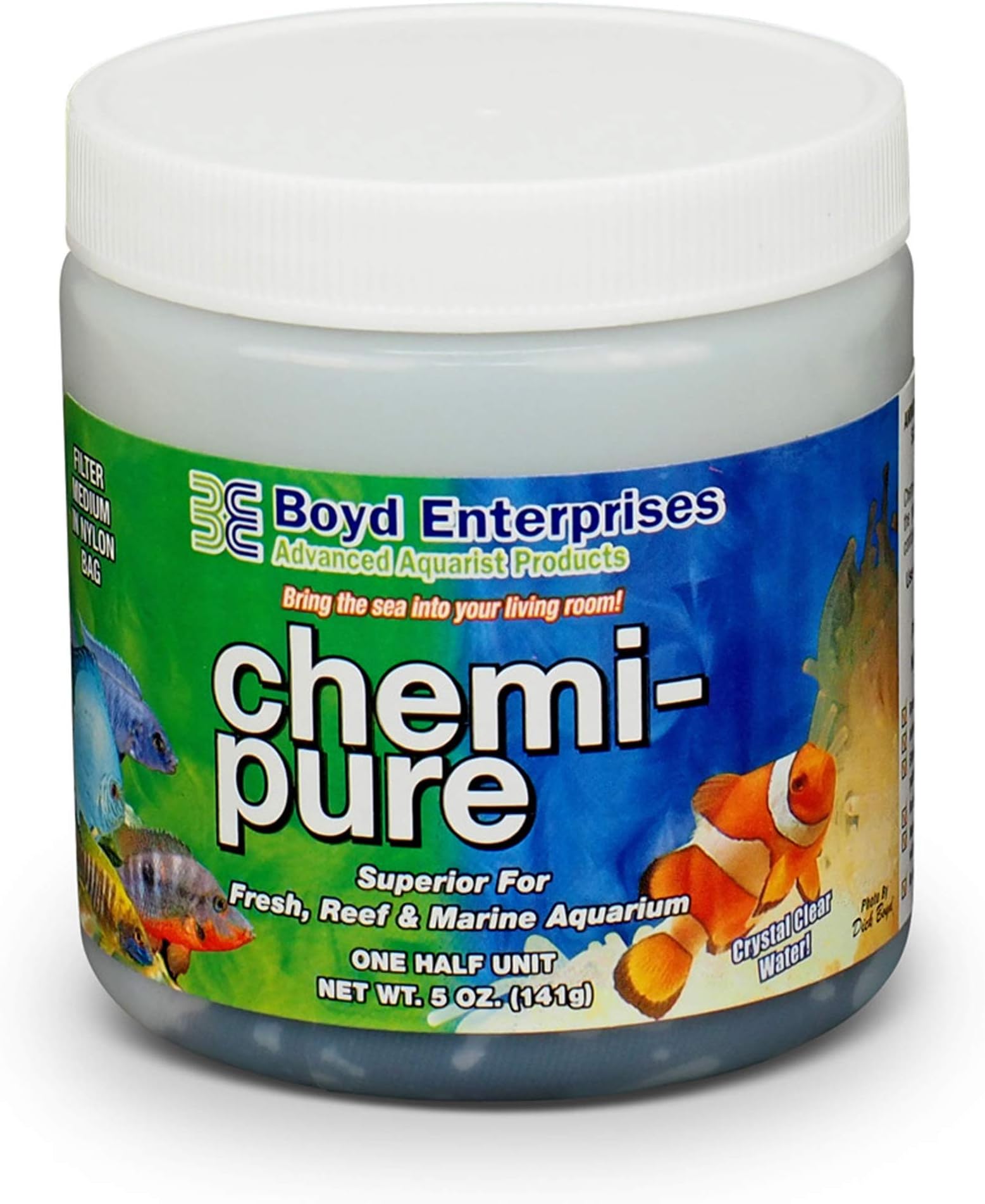 CHEMIPURE Fish Food, 5 oz