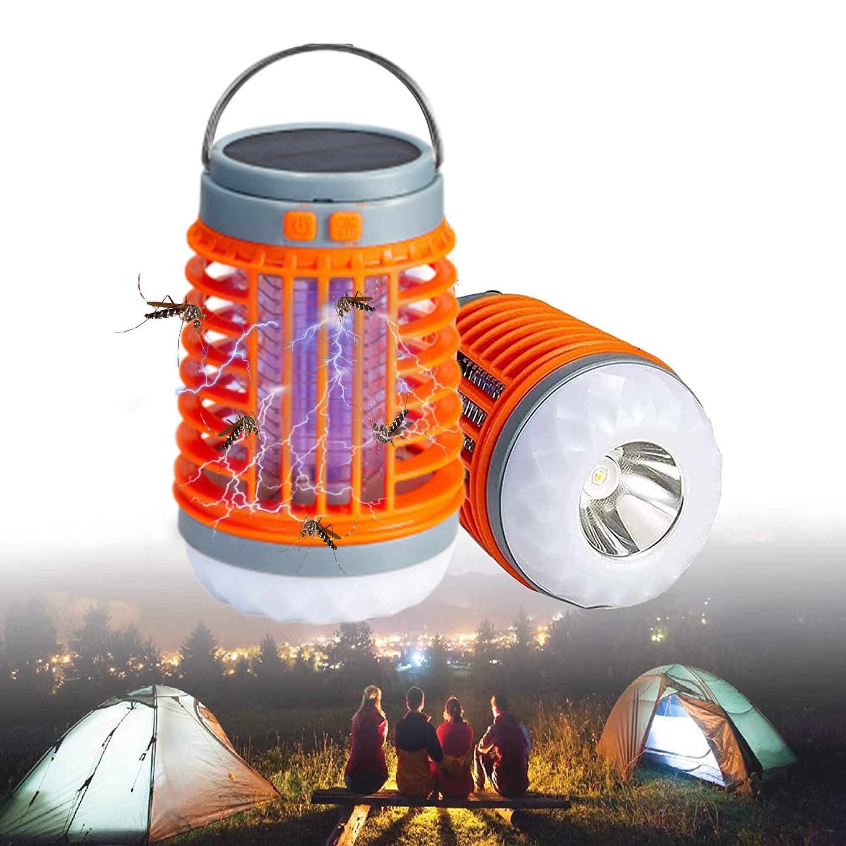 Buzzbug - Buzz Blast Pro, Electrizap Gets Rid of Mosquitoes, Buzzbug Mosquito Zapper Cordless, Solar and USB Charging, Buzz Blast Pro for Outdoor and Indoor (1PCS)