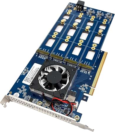 StarTech.com PCI Expressカード x2 PCIe Amazon.com: 10Gtek PCIe4.0 X16 to (8X) M.2 Adapter, for NVMe SSD