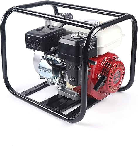 Bomba de transferencia de agua de 6.5 HP, bomba de agua de gasolina de 2 "210 CC Caudal máximo 36 m H - Altura máxima de elevación 91.9 ft92 pies