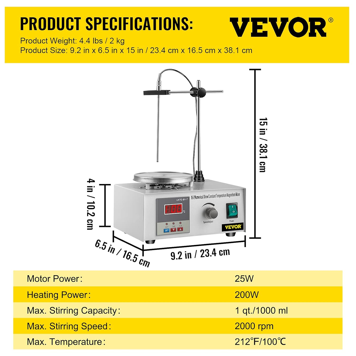 Product Specifications Diagram