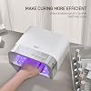 Lámpara UV profesional GAOY para uñas, cavidad grande para uñas largas, 36 LED de curado rápido con sensor infrarrojo para gel de salón y acrílico 6