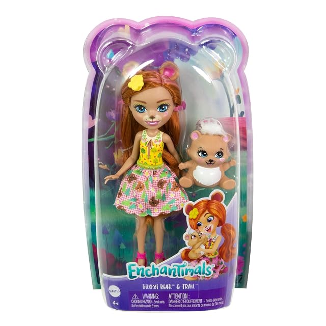 Foto 6 de 6 de Mattel - Muñeca con mascota oso Biloxie Bear Enchantimals Mattel