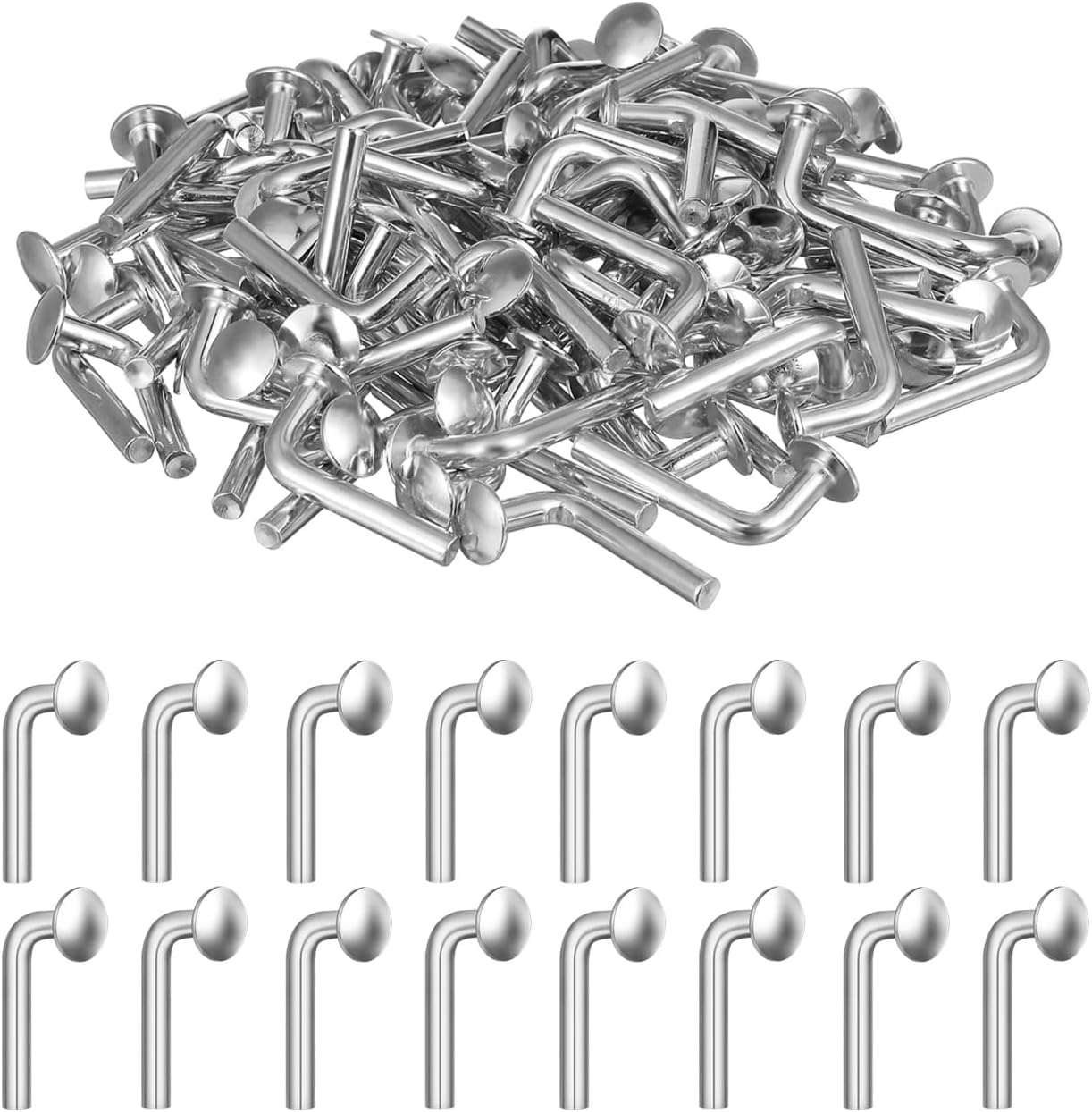 POPETPOP Universal Pallet Rack Drop Pin M5 - Galvanized Steel Safety Bolt for Warehouse and Home Shelving Durable Pallet Racking Pin with Easy Gravity Installation
