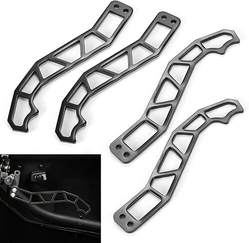 Miniatura 1 de A & UTV PRO UTV X3 - Manijas de puerta personalizadas, pestillos de puerta A & UTV PRO UTV de metal para 2017 2018 2019 2020 2021 2022 2023 Can Am