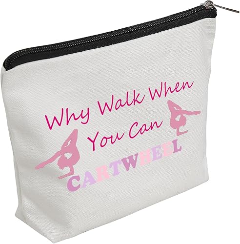 Cartwheel - Kit de supervivencia de gimnasia, bolsa de maquillaje para gimnasta, regalo inspirado en el equipo, regalo para amantes de la gimnasta,