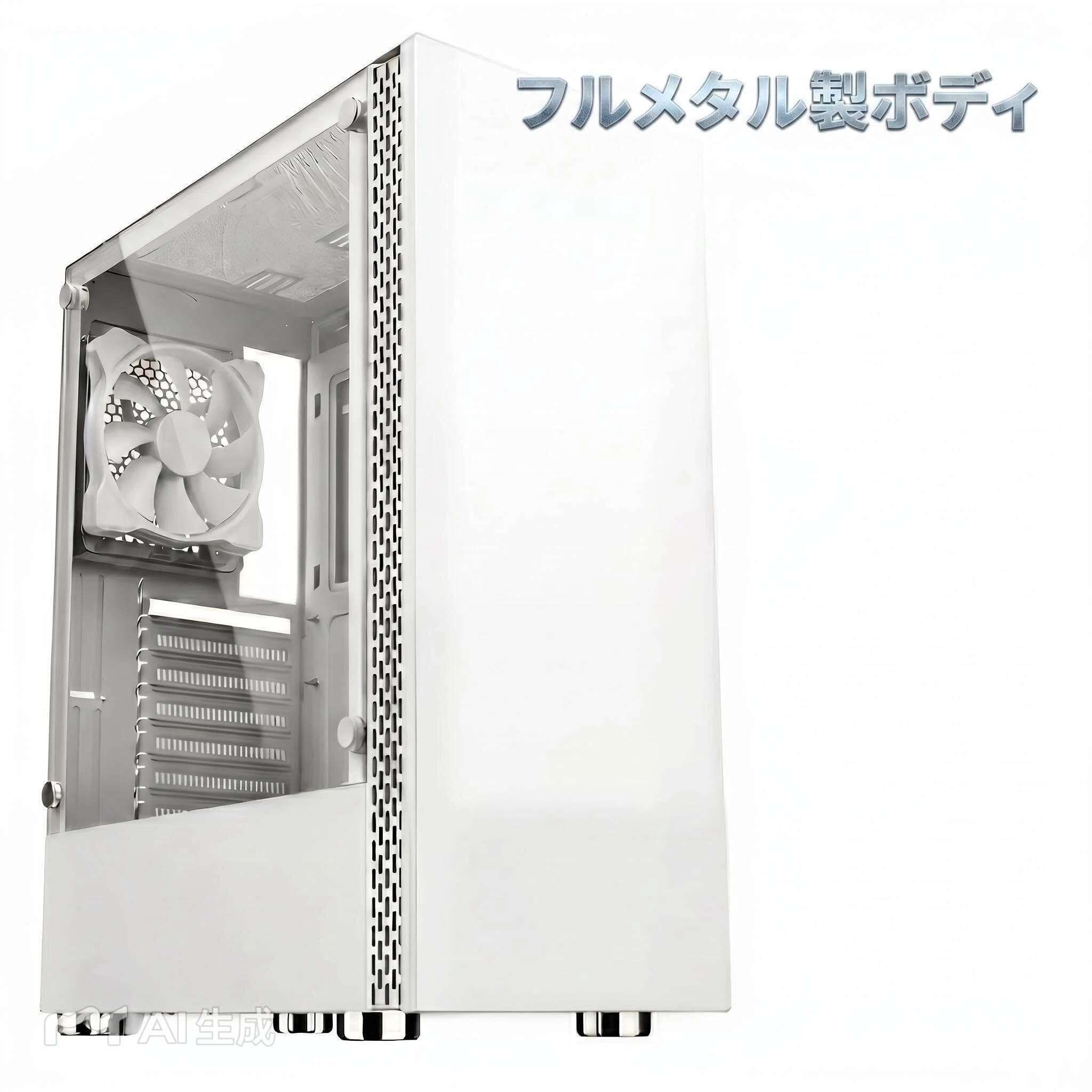 Amazon.co.jp: KAGAMI ATX/M-ATX/ITX 自作用PCケース ホワイト