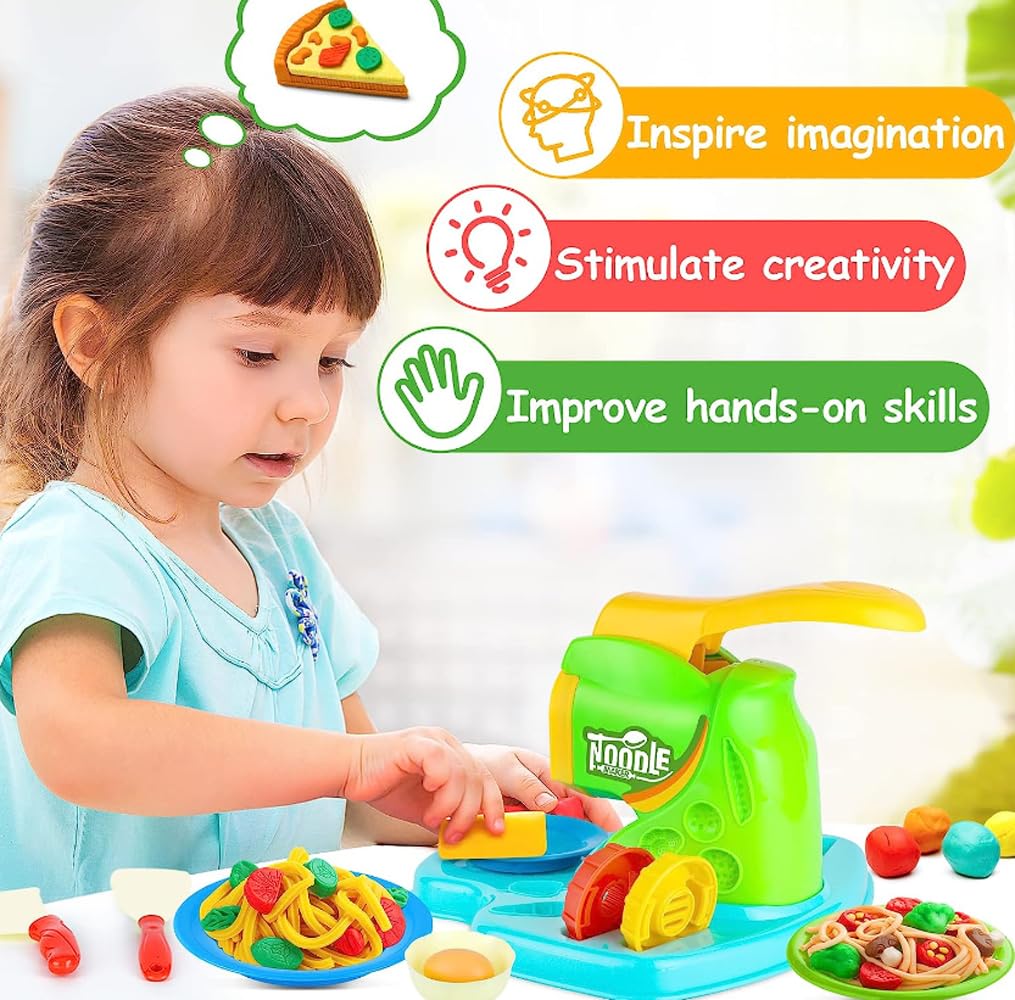 Machine à Glaçons Jouet Enfant KICHOUSE - Faux Glaçons, Jeu De Cuisine Réaliste, Plastique, 11,5x11,5x8,5 Cm