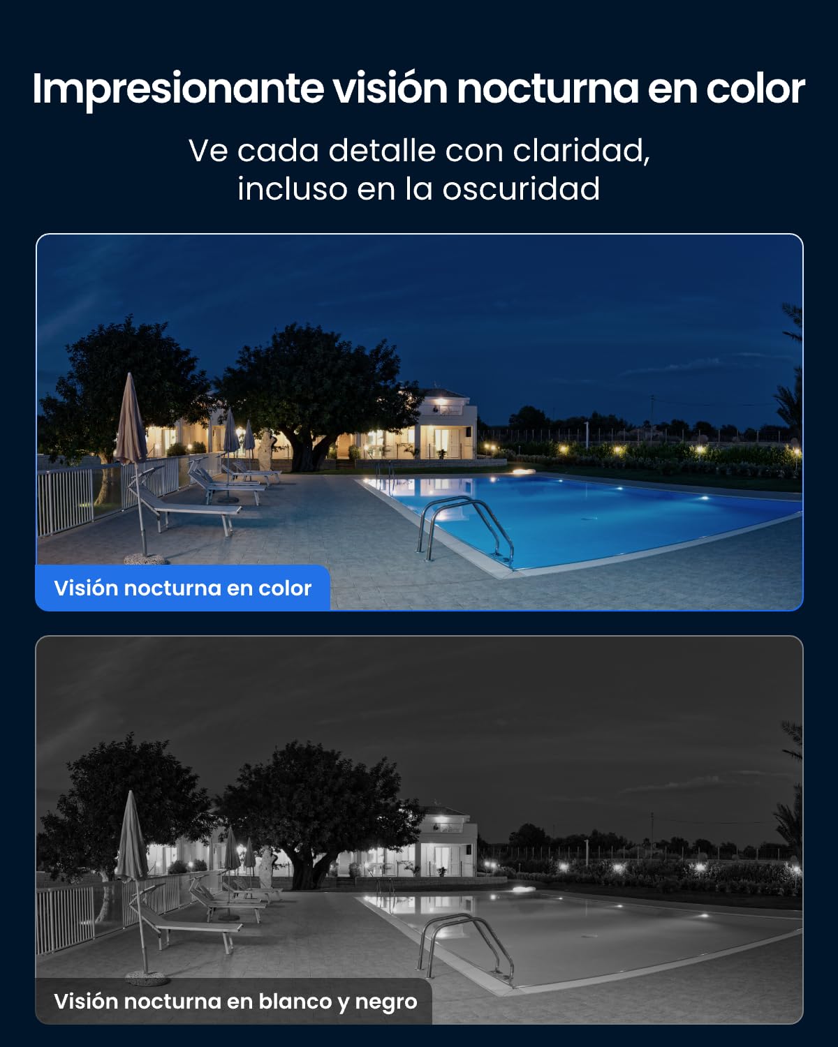 Reolink 4K Camara Vigilancia WiFi Exterior con Pan&Tilt, Seguimiento automático, Wi-Fi 6, Camara Vigilancia Domicilio WiFi con detección Inteligente, focos, Audio bidireccional, E1 Outdoor S