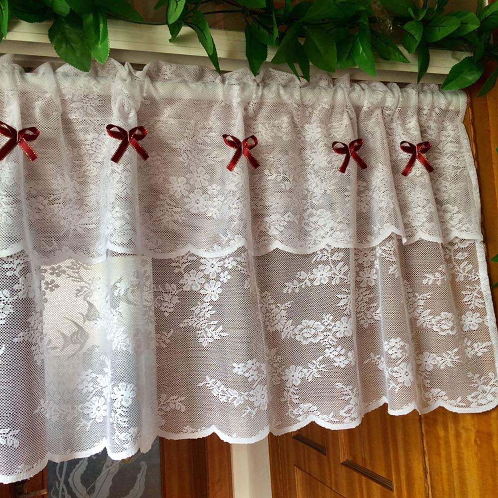 Media cortina de cocina blanca para dar un toque cálido y luminoso a tus ventanas pequeñas