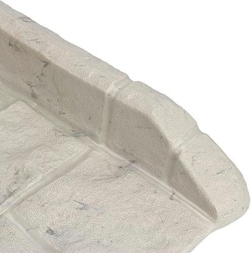 Miniatura 94 de Suncast Compuesto de poliéster fácil de usar, decorativo para exteriores, canaleta de lluvia Downspout, bloque de salpicaduras para desagües debajo