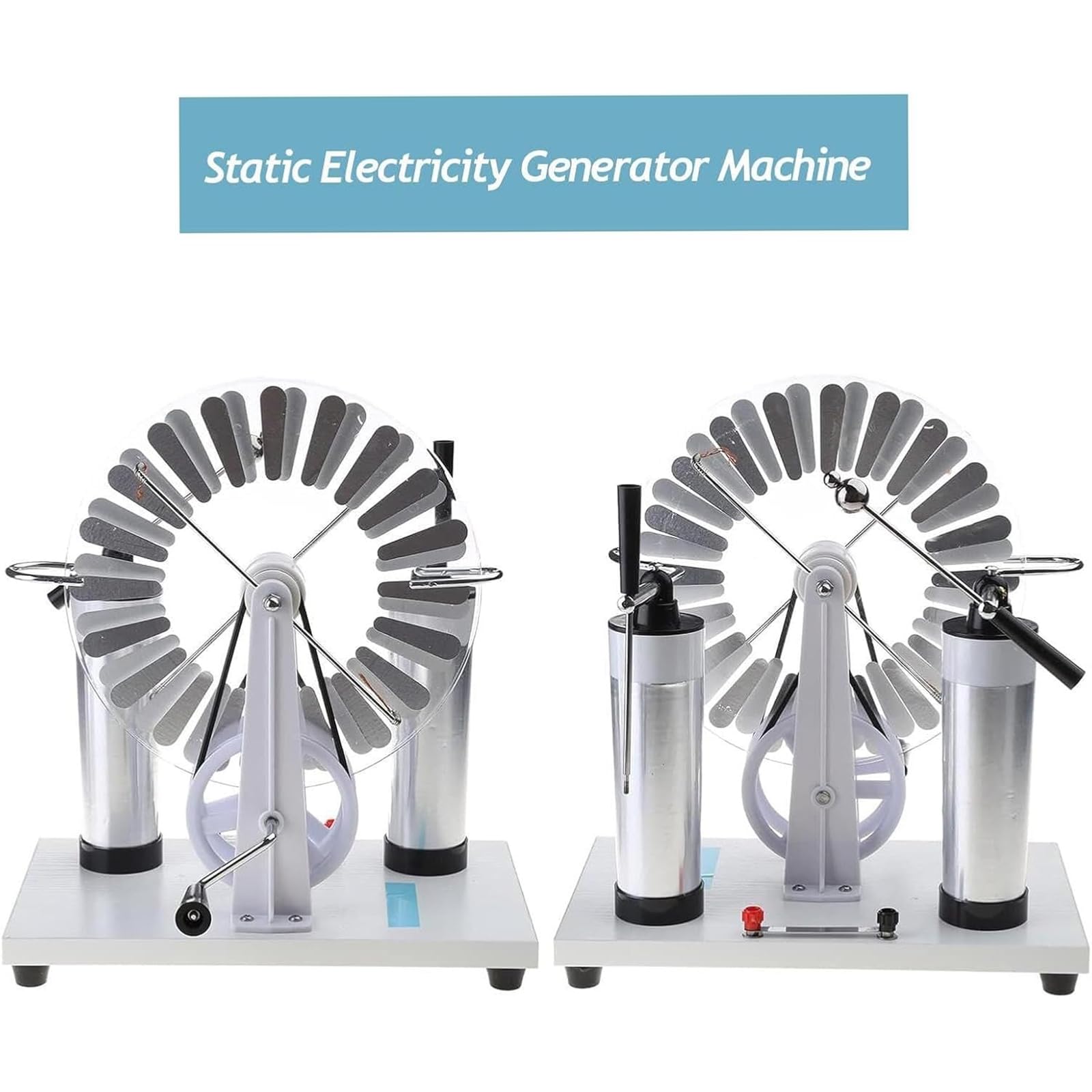 Elektrostatischer Generator Für Die Physik, Generator Für Statische Elektrizität, Statische Maschine, Generatormodell Für Statische Maschinen Für Physikexperimente, Für Verbesserte Statische Leistung