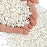 Vista 8 de Phinus 6000 Pz Cuentas de Perla de 4mm con Agujero, Perlas Redondas para Manualidades, Cuentas de Perla Sueltas para Hacer Joyas, Perlas para Hacer