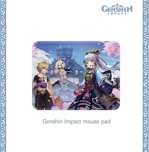 Miniatura 5 de LimuToy Genshin Impact Box - Incluye caja ciega de figuras de impacto Genshin, bolsa de lona, bandera, figura de soporte, alfombrilla de mouse,
