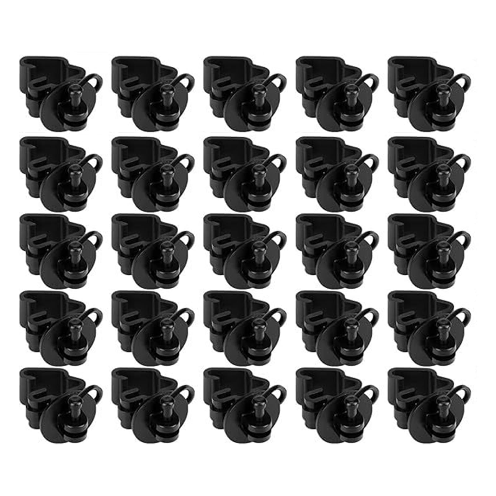 XuQiZZpp Set of 25 Elegant Color Insulators for T Posts Secures Designs Accessory for Electric Fencing in Agriculture