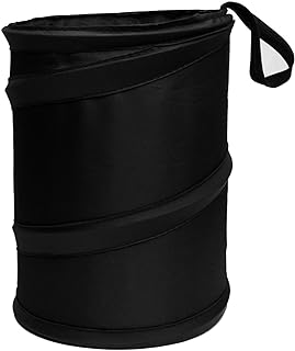 TLH Collapsible Trash Can Small, Black Color