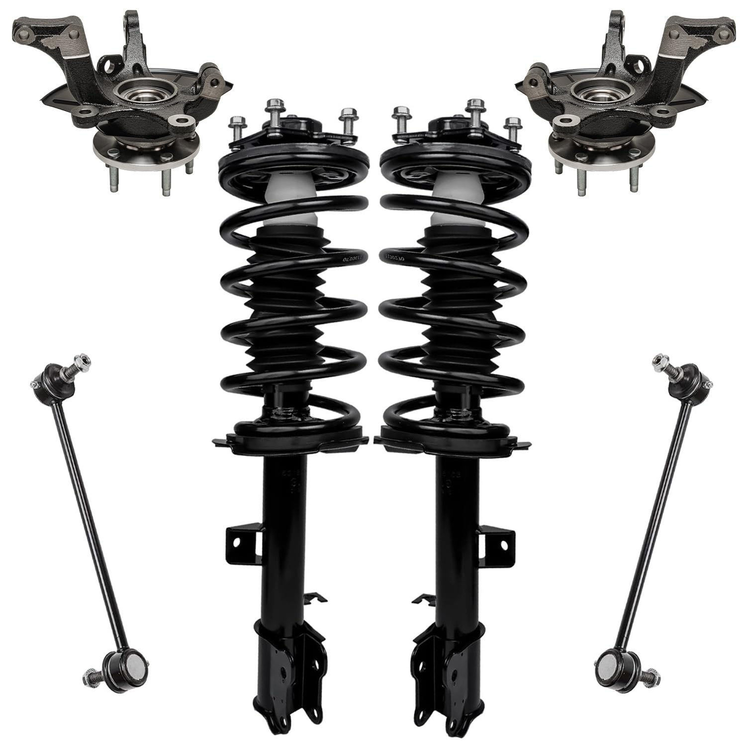 Detroit Axle - Front Steering Knuckles Replacement for 05-12 Ford Escape