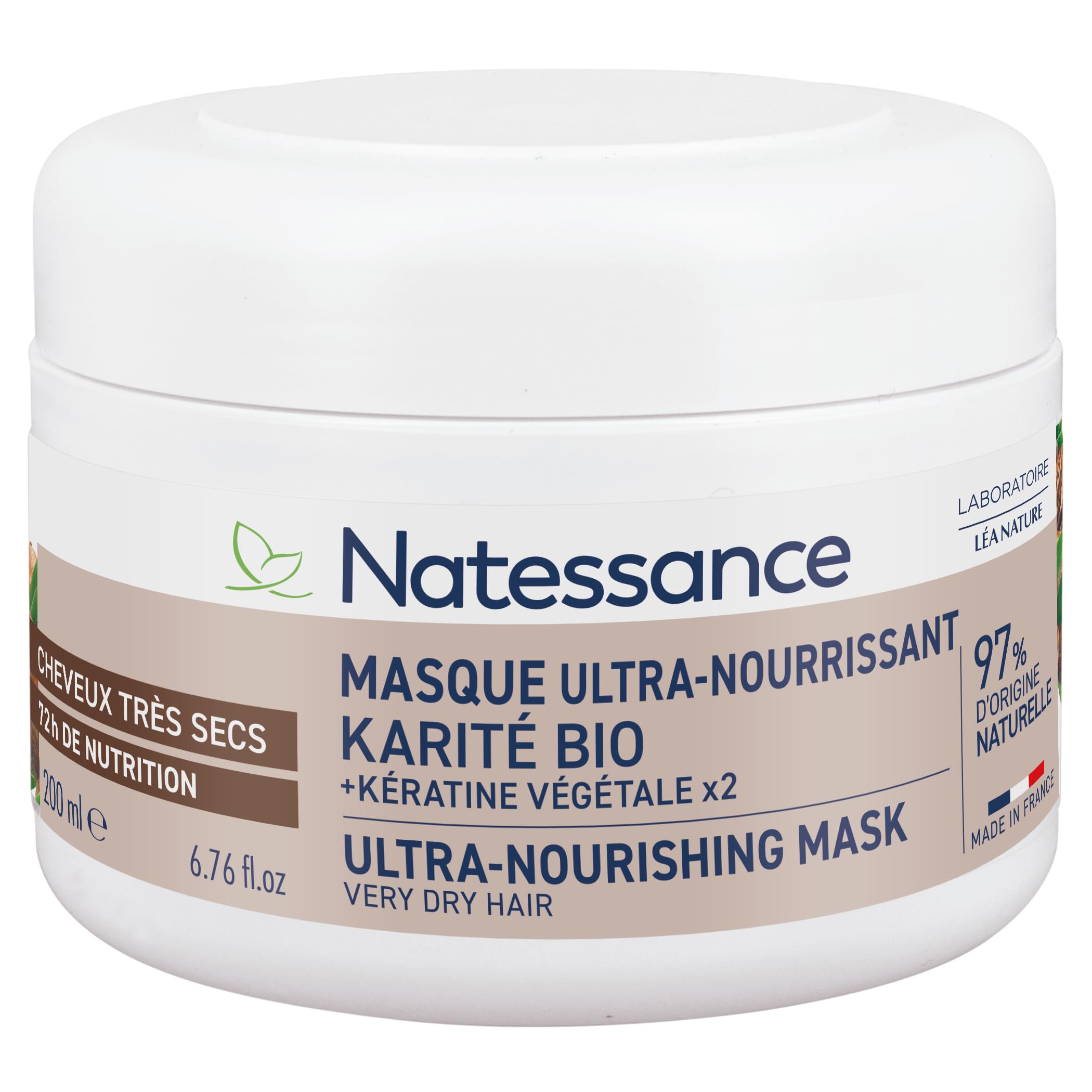 Natessance Masque Ultra-Nourrissant au Karité BIO 200ml