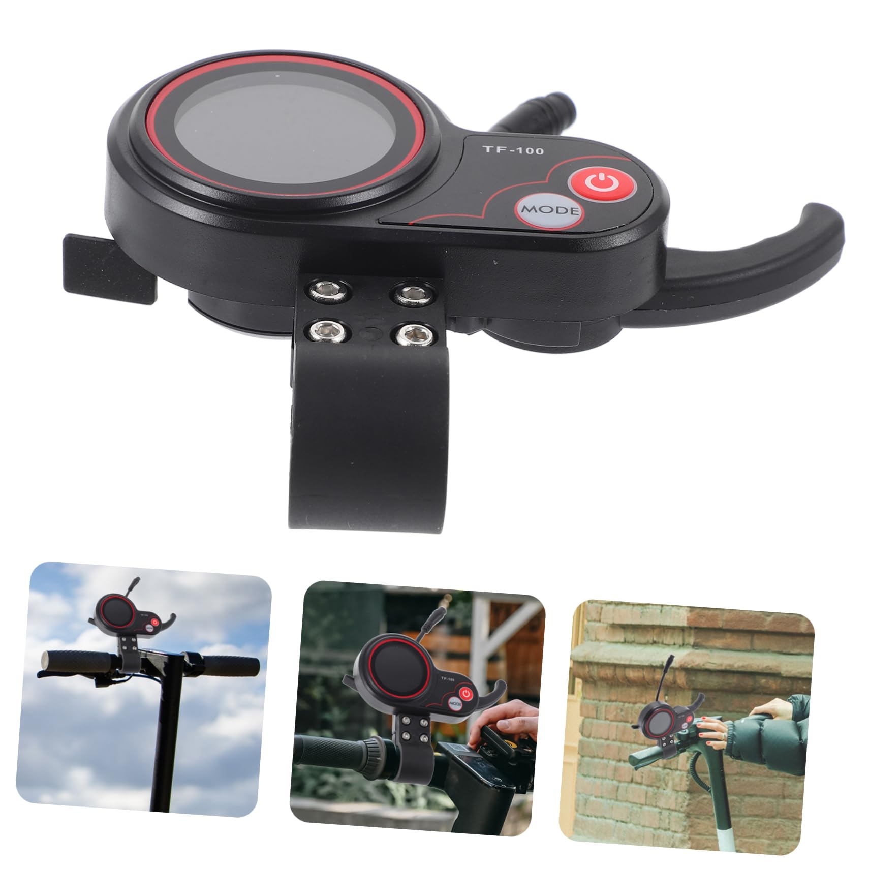 Abaodam Display Per Monopattini Elettrici Pannello Espositore Sei Pin Ricambio Per Scooter Compatibile Manubrio Visualizza Velocità Durata Batteria e Dettagli Essenziali Per Guida Sicura