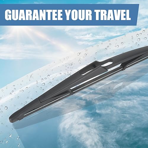 Vista 8 de Limpiaparabrisas trasero de 12 pulgadas para Mitsubishi Outlander 24-21/Nissan Rogue 23-08 Kicks 23-17 Juke 17-11 Pathfinder 20-13 Qashqai 22-17