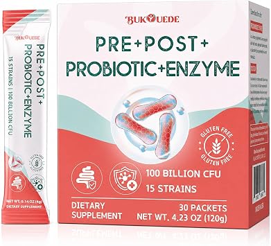 Probiotic Powder, Probiotics for Gut Health, 100 Billion CFU, 30 Packets