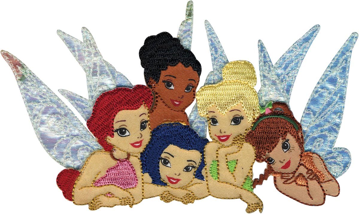 Wright Products Disney Tinker Bell Iron On Applique-Fairy Group 5-1/2"X3 1/Pkg