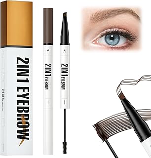 Lápiz de cejas Microblading 2 en 1, nuevo bol...