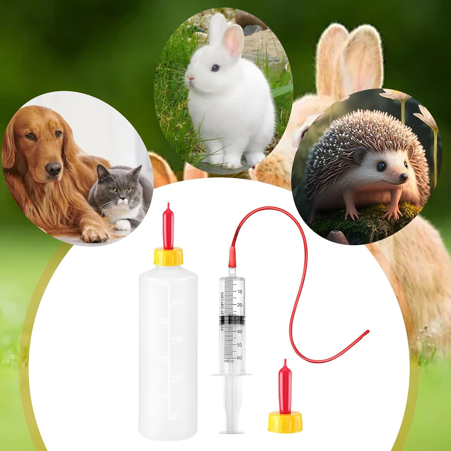 24 Pcs Lamb and Goat Kid Feeding Kit for Puppies Goat Feeding Baby Goats image 5